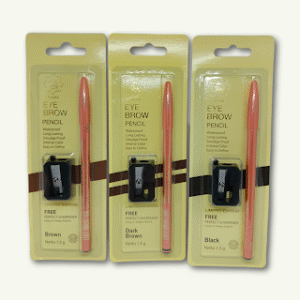 Viva Queen Pensil Alis Eye Brow Brown Black Hitam Coklat Dark Brown