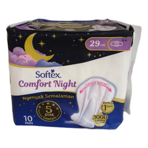 Softex Comfort Night 36 29 42 cm pembalut malam wanita