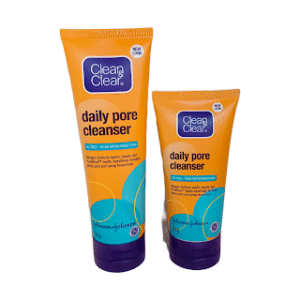 Clean &clear; Clear Daily Pore Cleanser 100 Gr 50 gr sabun  cuci muka