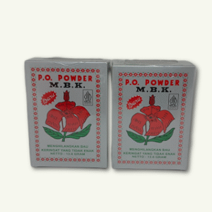 MBK Powder Silver Pack - Bedak Penghilang Bau Tubuh Putih Anti Bakteri