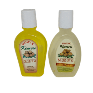 minyak rambut kemiri niagara putih kuning 60ml