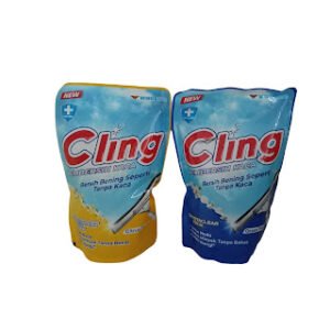 Cling Pembersih Kaca 400 ml  Lemon Fresh Ocean Fresh