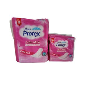 Hers Protex Pembalut Wanita extra Maxi Non Wings 23 cm 8 s' 20s'
