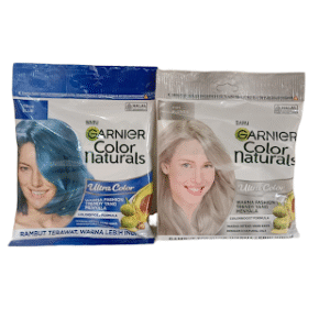 Garnier Semir Rambut Ultra Color Sachet 30gr (Ash blonde golden brown)